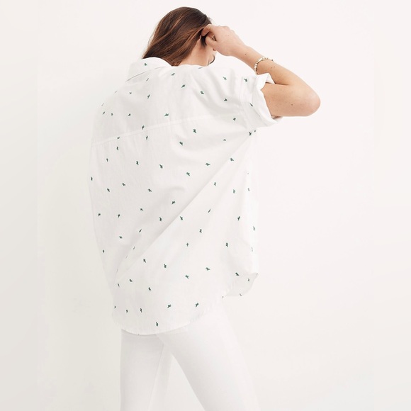 Embroidered Cactus Courier Shirt - Picture 1 of 3